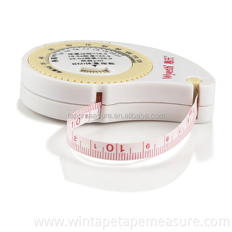 Eco-friendly Medical Promotional Gifts Baby Measure Tape With BMI Calculator